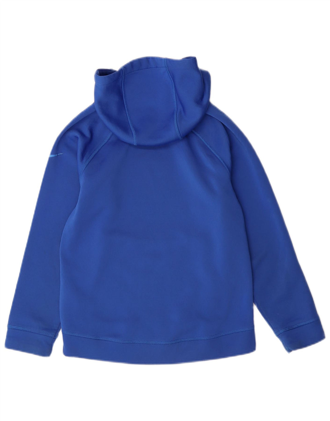 NIKE Boys Dri Fit Graphic Sudadera con capucha Jumper 8-9 años Pequeño Azul Poliéster