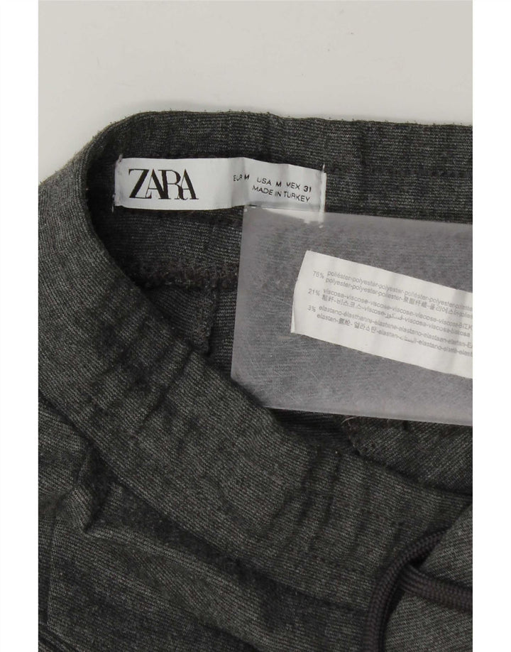 Zara Hombre Pantalón Chándal Joggers Gris Medio Poliéster