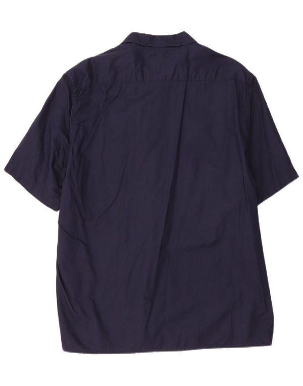 G-Star Camisa de manga corta para hombre 2XL Azul marino Algodón