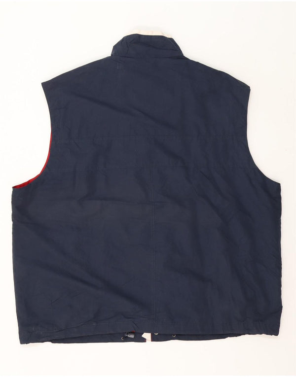 Chaleco para hombre Wampum UK 48 5XL Azul marino Poliéster