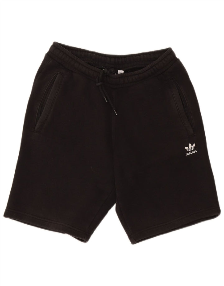 Adidas Hombre Pantalones Cortos Deportivos Pequeño Algodón Negro