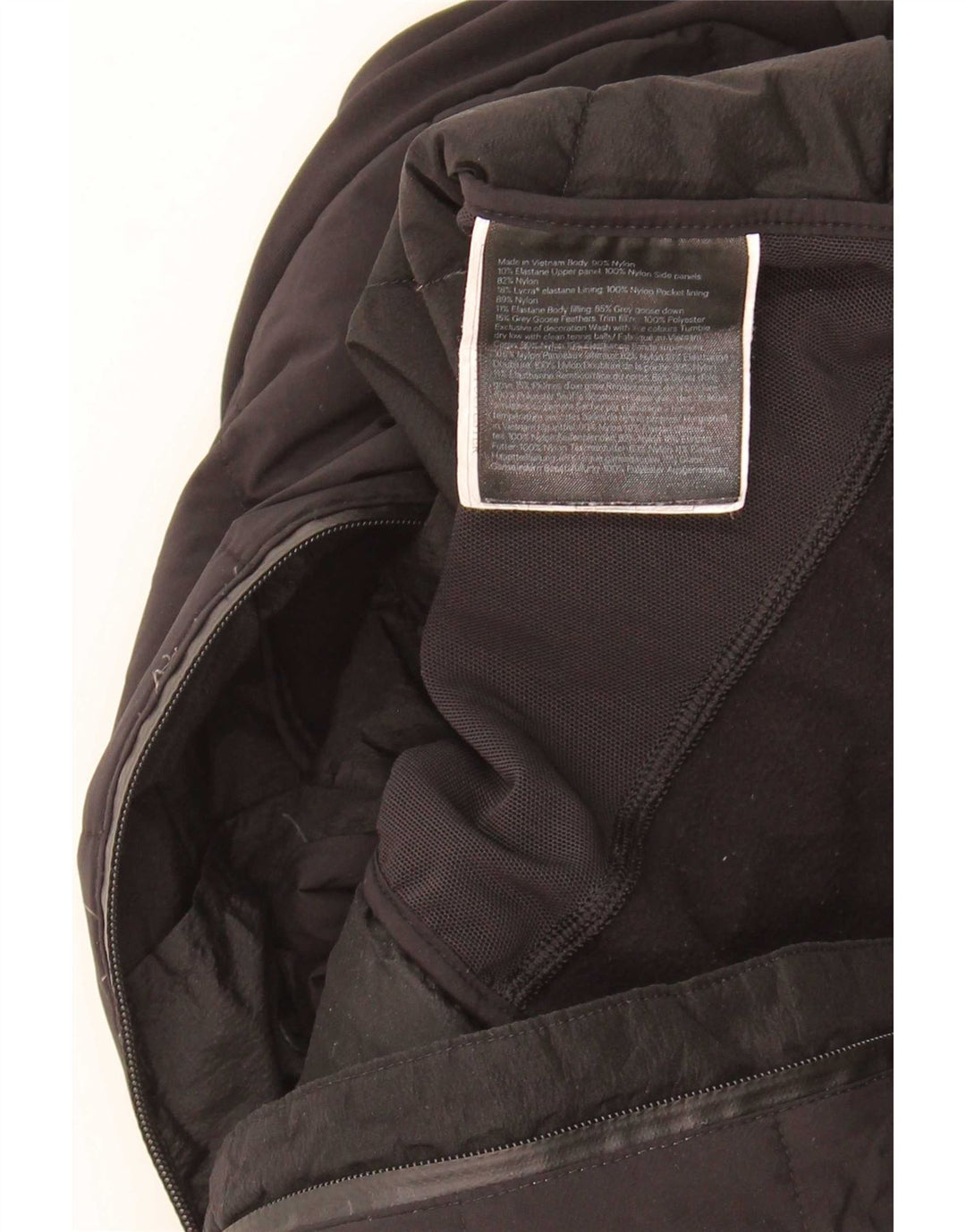 Lululemon Chaleco para mujer US 6 mediano nailon negro