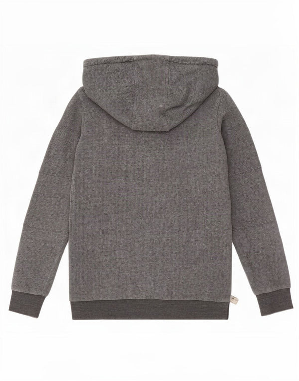Roxy Suéter con capucha y cremallera para mujer UK 10 Small Grey Moteado