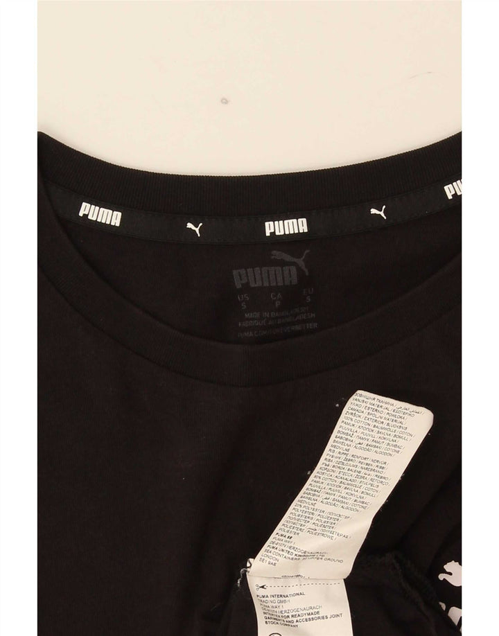 Puma Hombre Chaleco Top Pequeño Algodón Negro