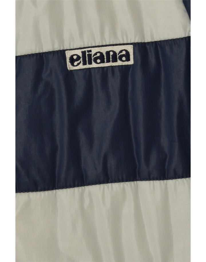 Eliana Chaqueta acolchada para hombre UK 40 Large Azul marino a rayas
