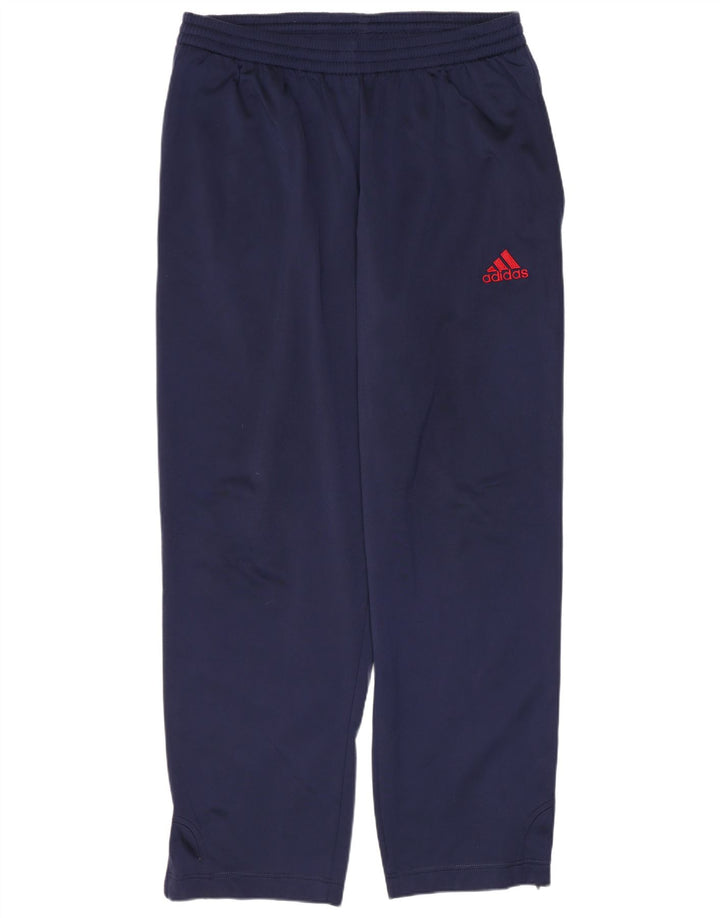 ADIDAS Pantalones de chándal para hombre UK 42/44 Large Azul marino Poliéster