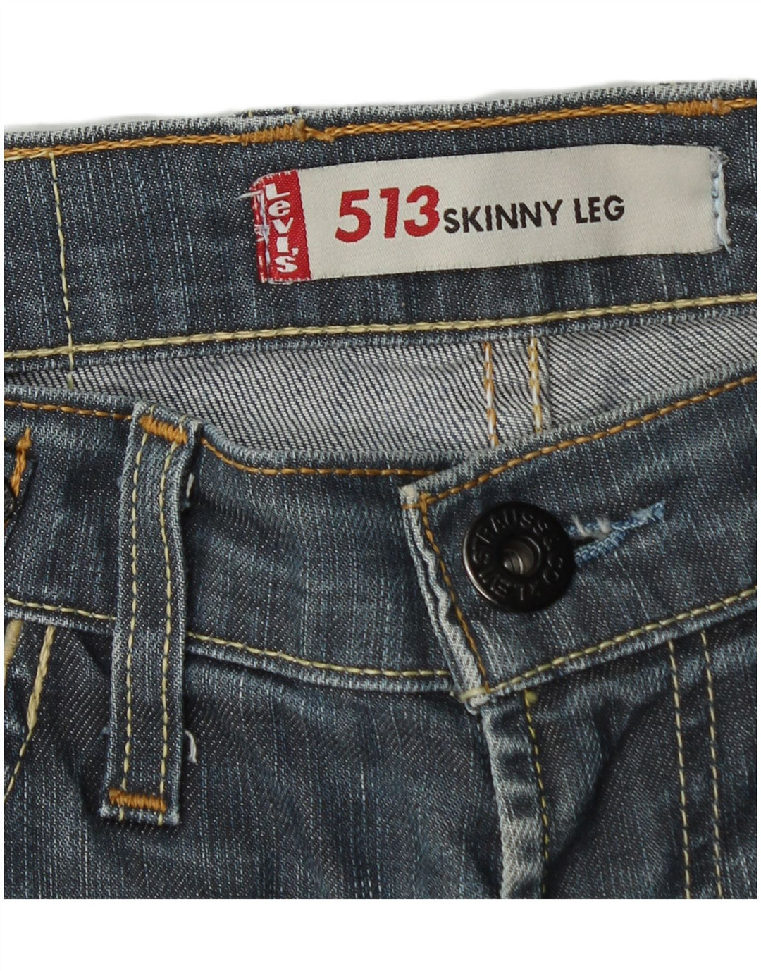 LEVI'S Vaqueros pitillo 513 para mujer W32 L35 Azul
