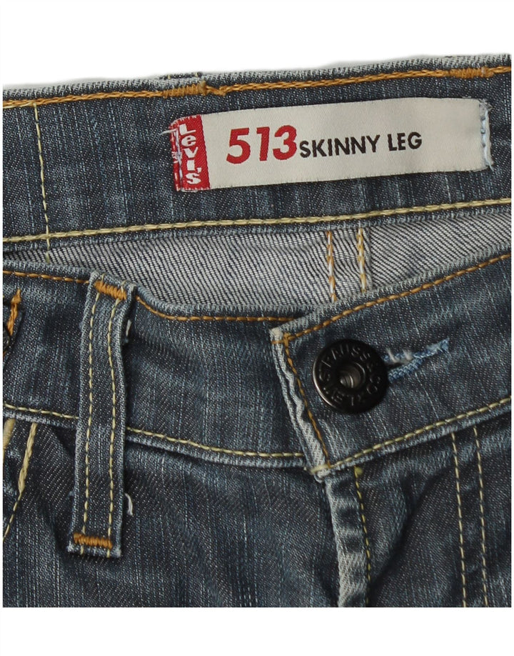 LEVI'S Vaqueros pitillo 513 para mujer W32 L35 Azul