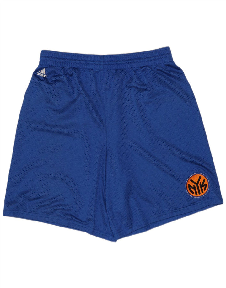 ADIDAS Pantalones cortos deportivos New York Knicks para hombre Poliéster azul grande