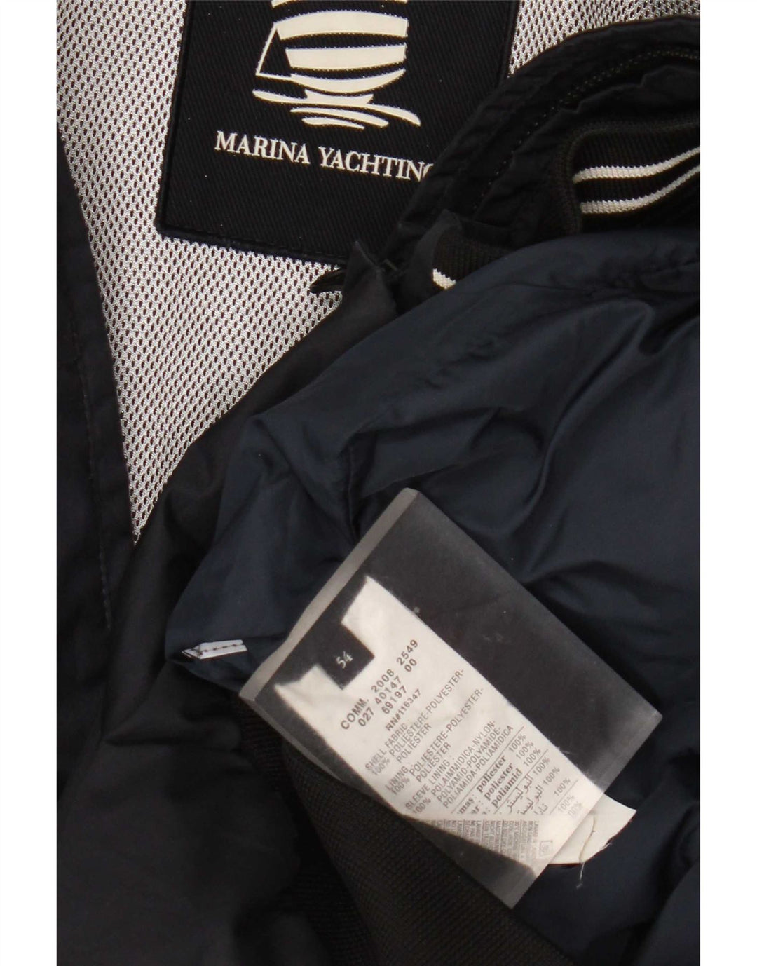 Marina Yachting Chaqueta Bomber Hombre IT 54 2XL Azul Marino Poliéster