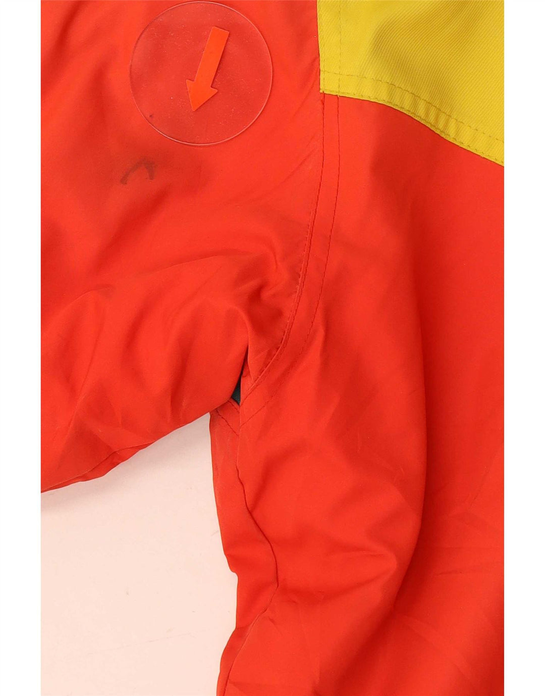 Fila Chaqueta de esquí gráfica para hombre IT 50 Large Naranja Colorblock Poliéster
