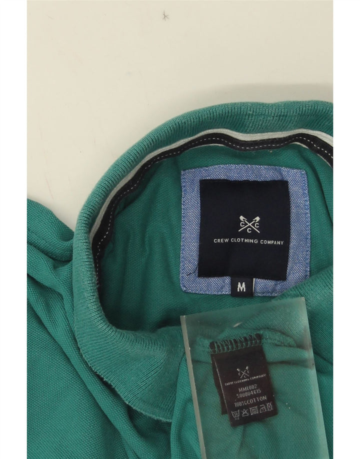 Crew Clothing Polo para hombre de algodón turquesa medio