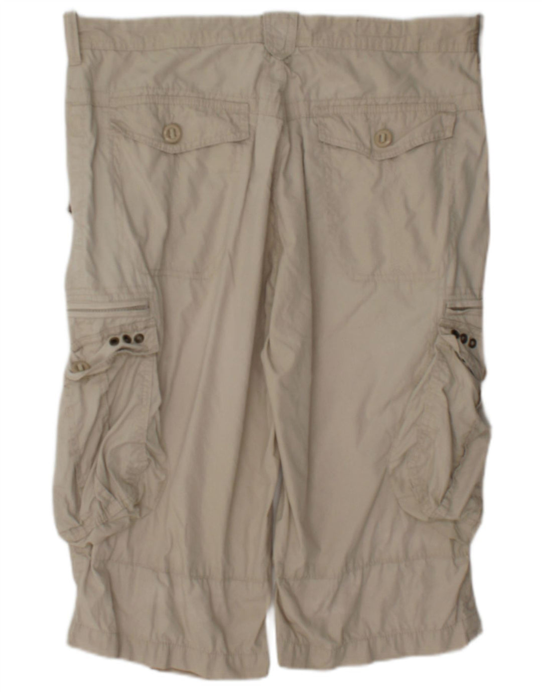 Marks & Spencer Pantalones cortos tipo cargo Blue Harbor para hombre W36 Algodón beige grande