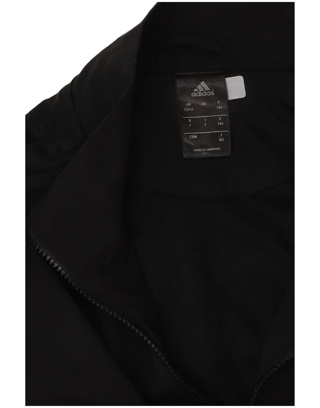 Adidas Mens Climalite Chándal Top Chaqueta Reino Unido 42/44 Grande Negro