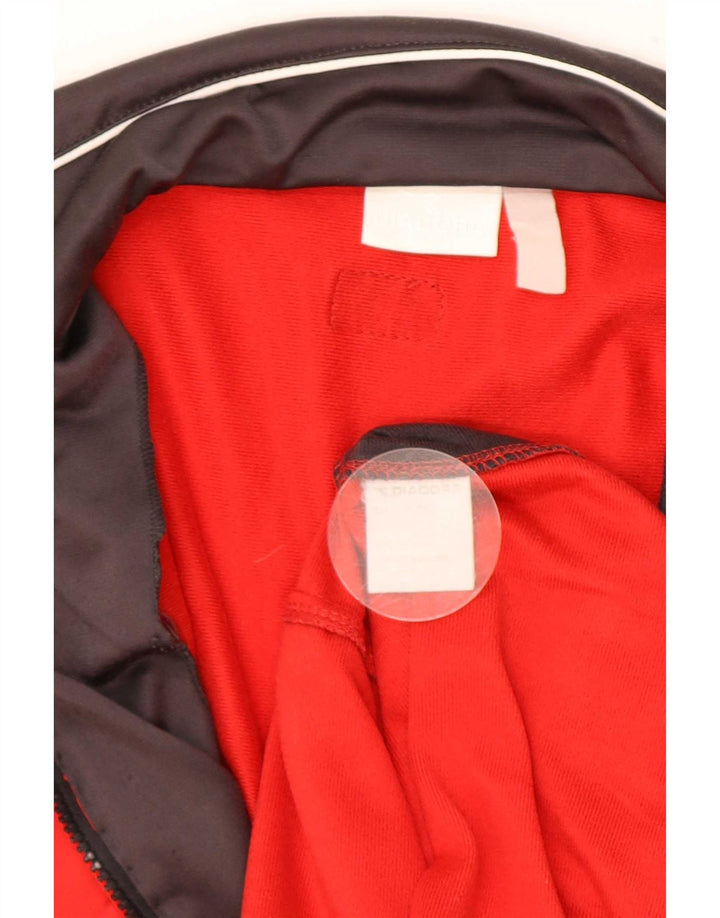 Diadora Hombre Chándal Top Chaqueta Grande Rojo Colorblock Poliéster