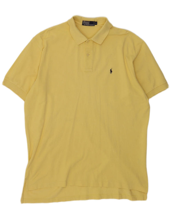 Camisa Polo Ralph Lauren Hombre XL Algodón Amarillo