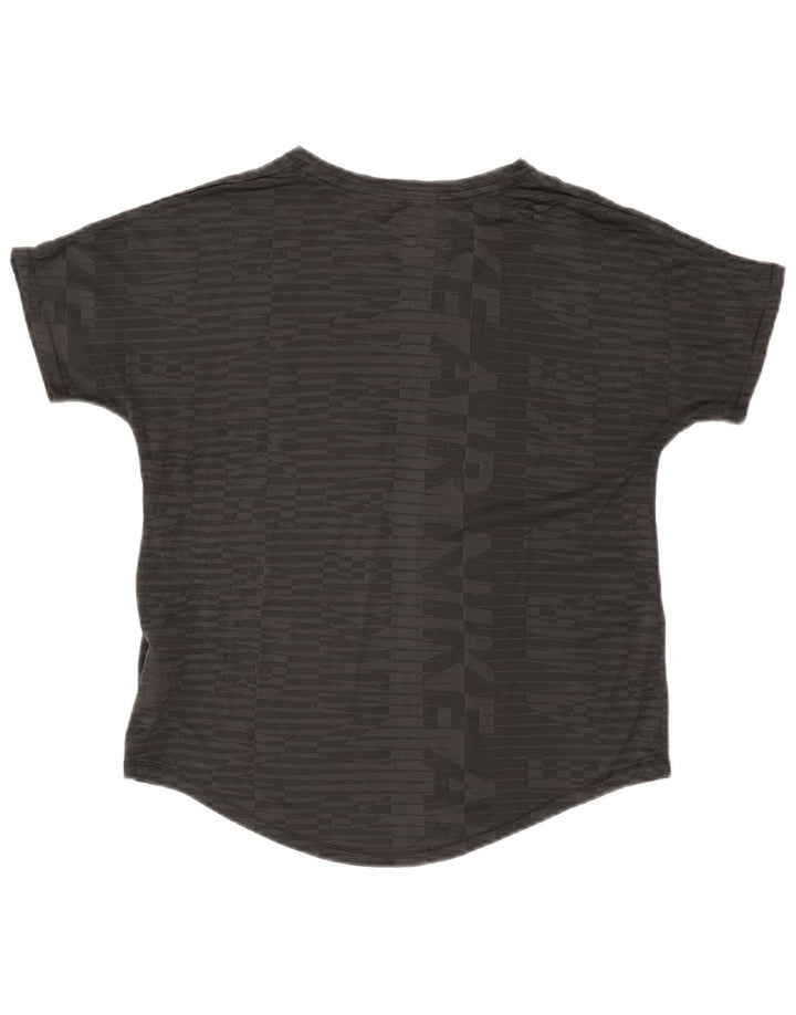 Nike Camiseta gráfica para mujer Top UK 44 Poliéster gris medio
