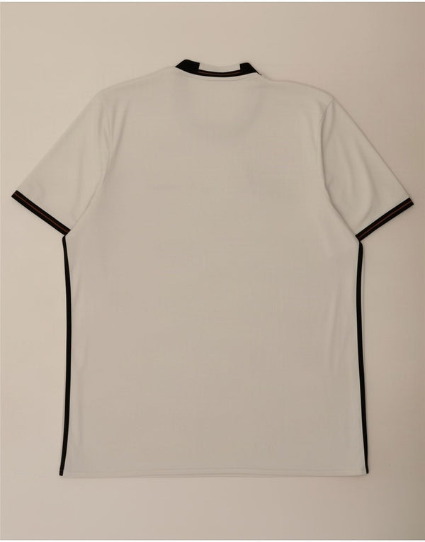 Adidas Mens Deutscher Fussball Bund Graphic Camiseta Top XL Blanco Poliéster