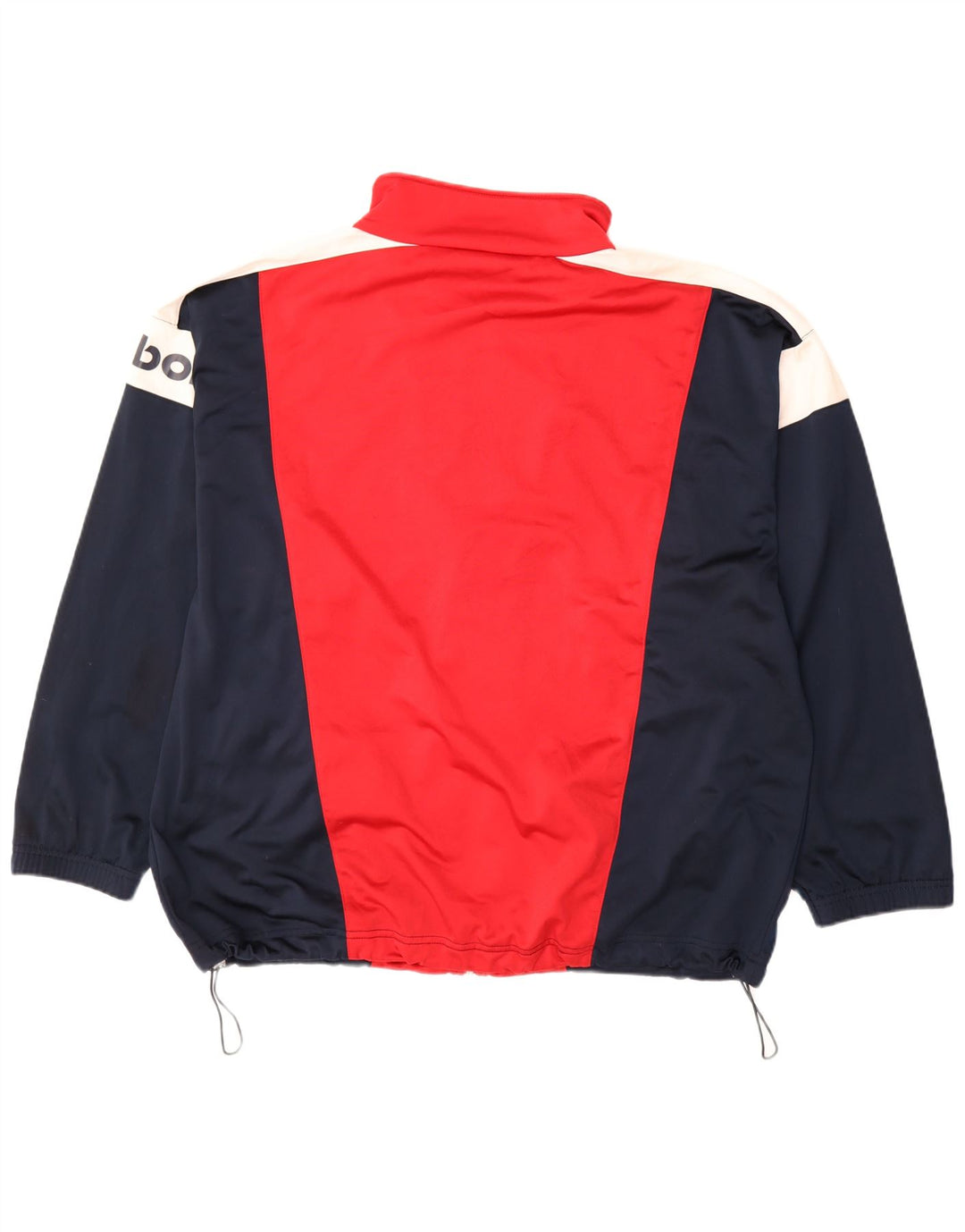 Reebok Hombre Chándal Top Jacket XL Rojo Colorblock Poliéster Deportes
