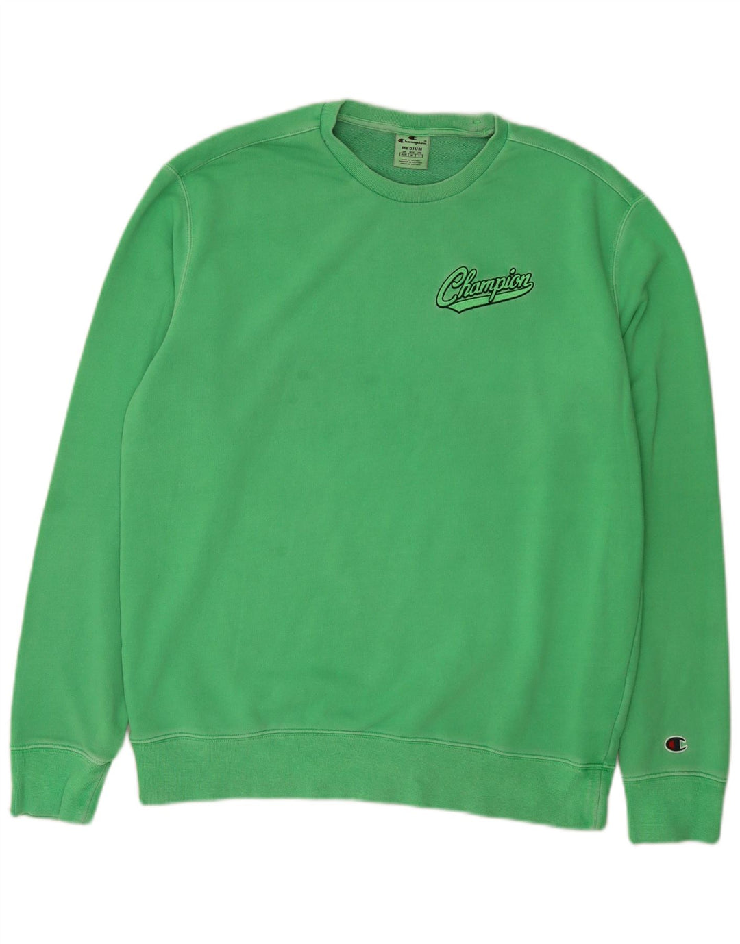 CHAMPION Sudadera Jumper para Hombre Algodón Verde Medio