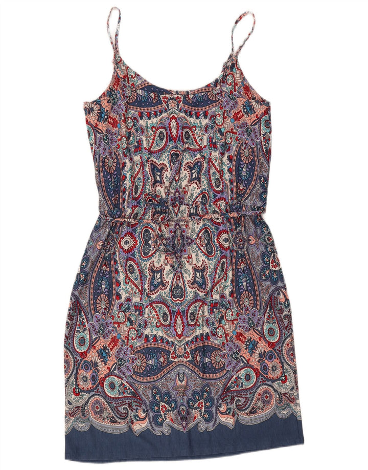 OASIS Womens Sundress UK 12 Medium Multicoloured Paisley Viscose