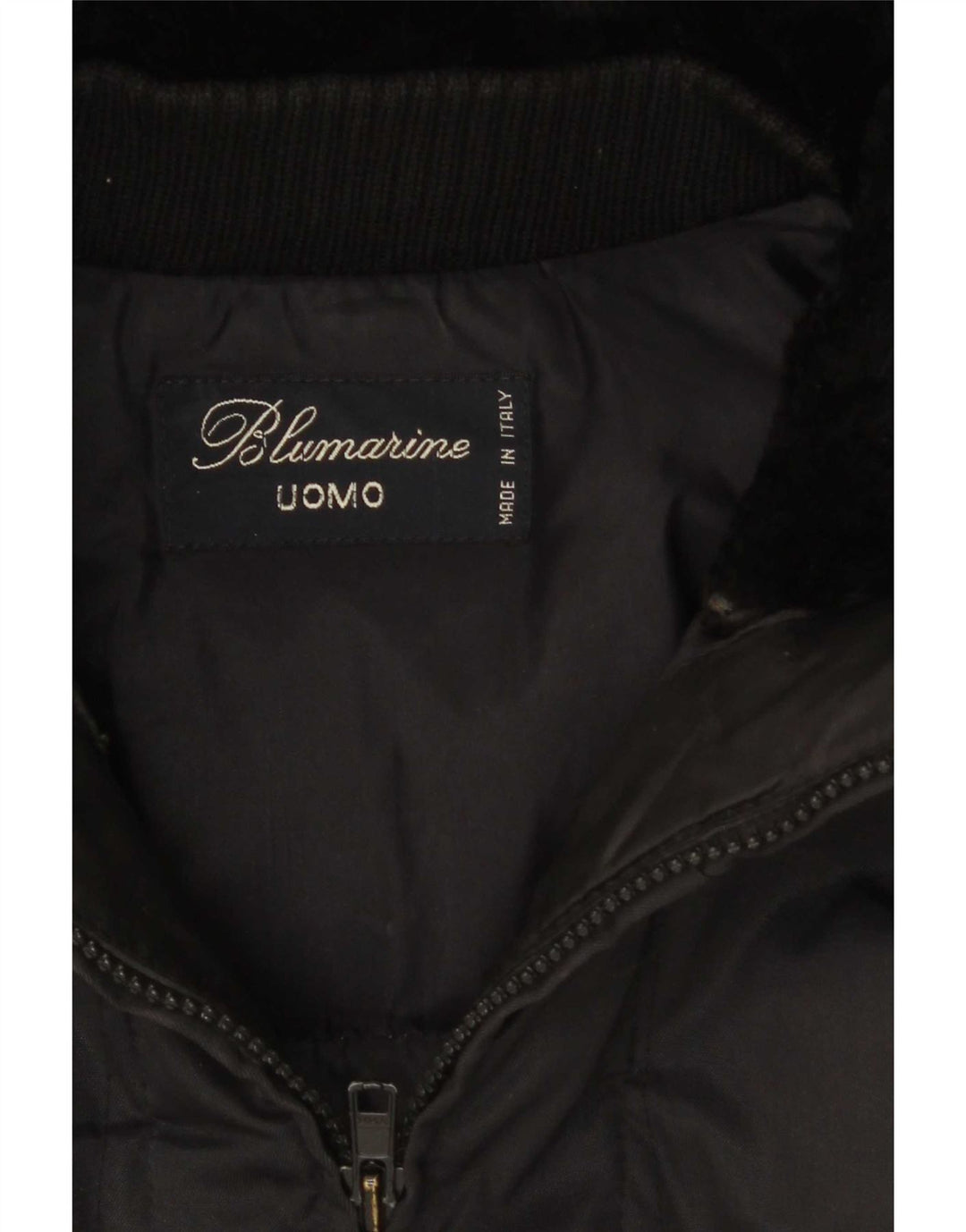 Blumarine Parka para hombre, talla 40, color negro