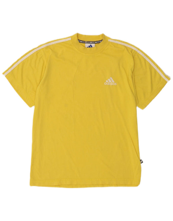 Adidas Camiseta para hombre Top UK 34/36 Small Amarillo Algodón