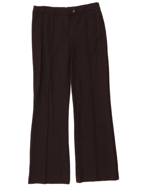 John Lewis Pantalones de traje con corte de bota para mujer UK 10 Small W30 L34 Viscosa negra