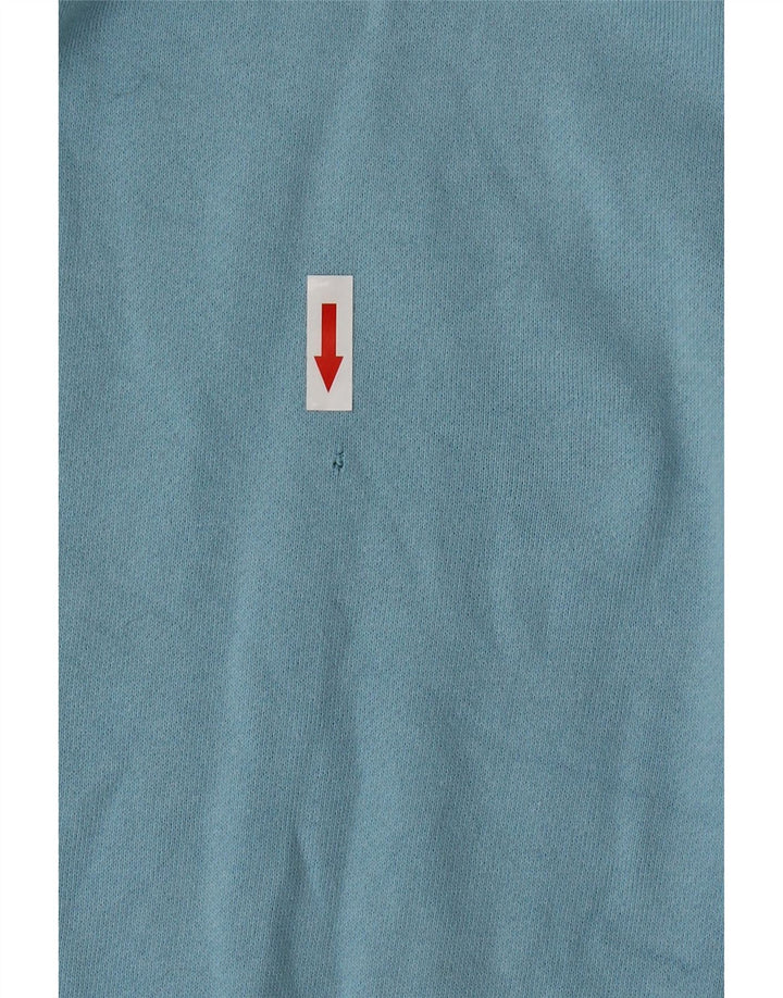 Adidas Mujer Sudadera Jumper UK 10 Pequeño Algodón Azul