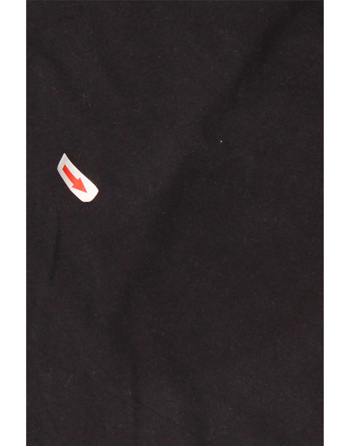 Hurley Camiseta Regular De Manga Corta Para Hombre Top Grande De Algodón Negro