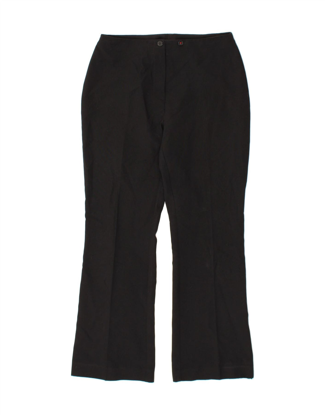 ST. BERNARD Womens Bootcut Casual Trousers UK 12 Medium W30 L29 Black Vintage St. Bernard and Second-Hand St. Bernard from Messina Hembry 