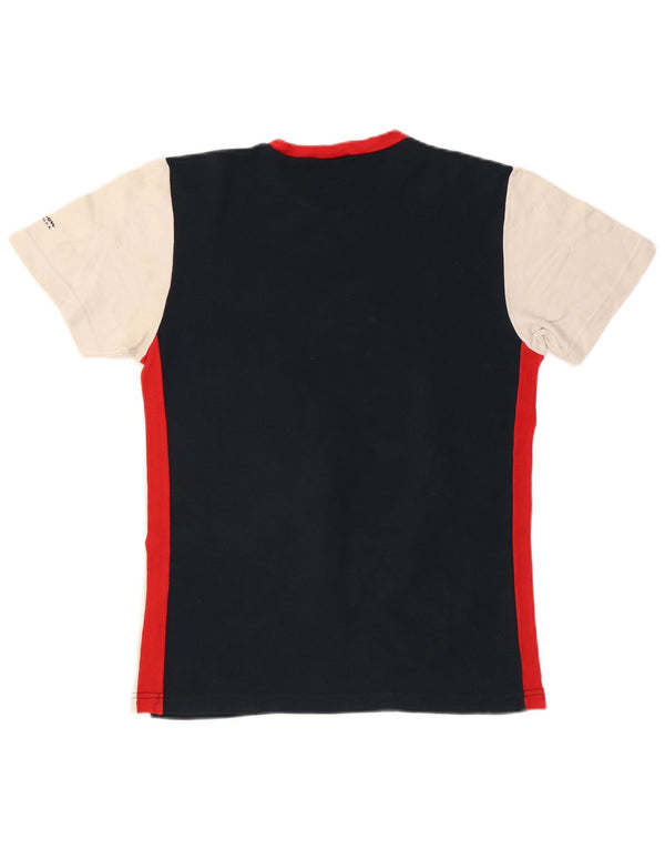 CHAMPION Camiseta gráfica para mujer Top UK 18 XL Algodón azul marino con bloques de color