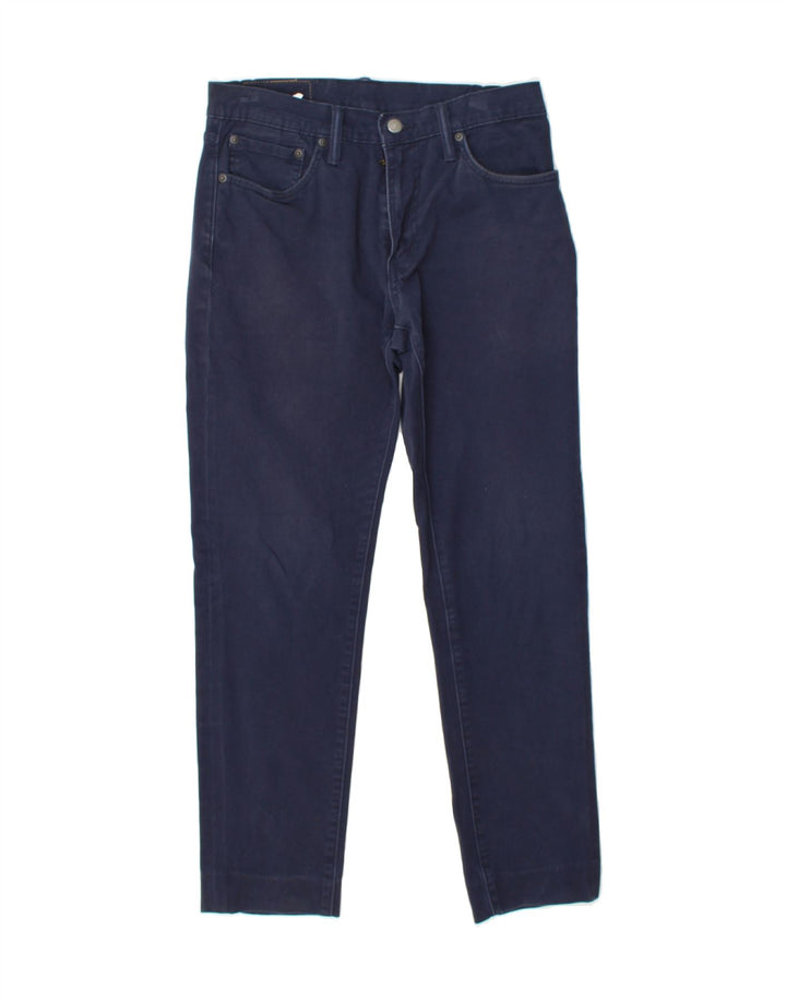 LEVI'S Womens 511 Slim Jeans W32 L30 Navy Blue Cotton Vintage Levi's and Second-Hand Levi's from Messina Hembry 
