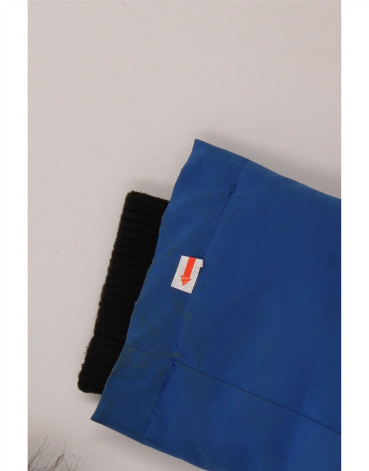 SUPERDRY Mens Graphic Hooded Padded Coat UK 36 Small Blue Nylon