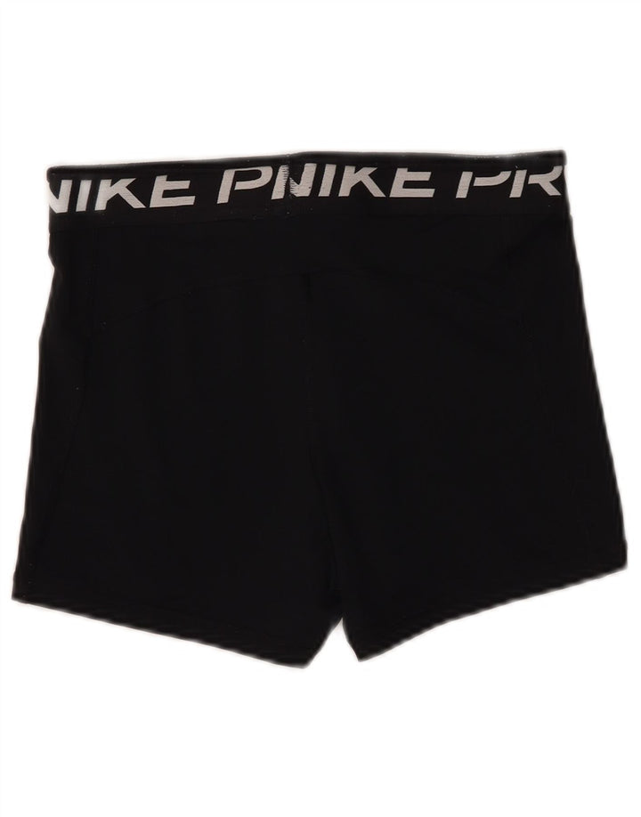 Nike Dri Fit Graphic - Pantalones cortos deportivos para mujer, talla M, poliéster negro
