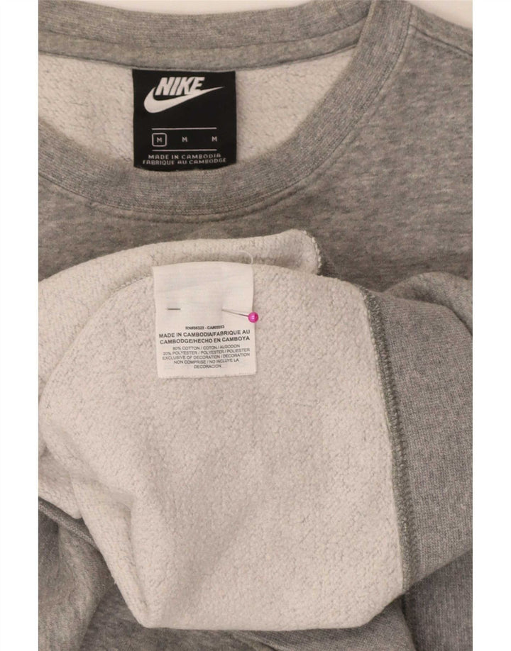 Sudadera Nike Graphic Regular Fit Jersey De Algodón Gris Medio | Hombre