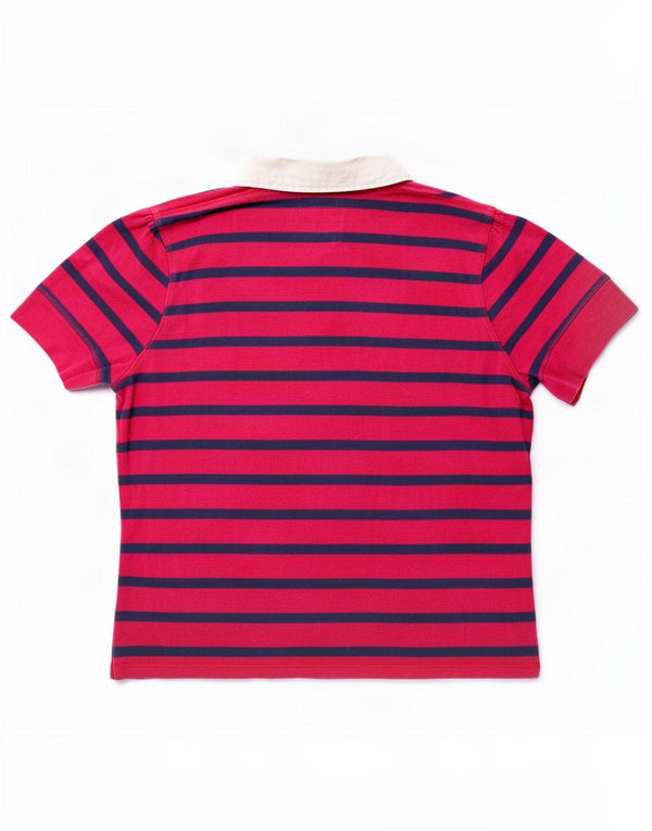 Tommy Hilfiger Polo para mujer UK 20 2XL Rosa Rayas