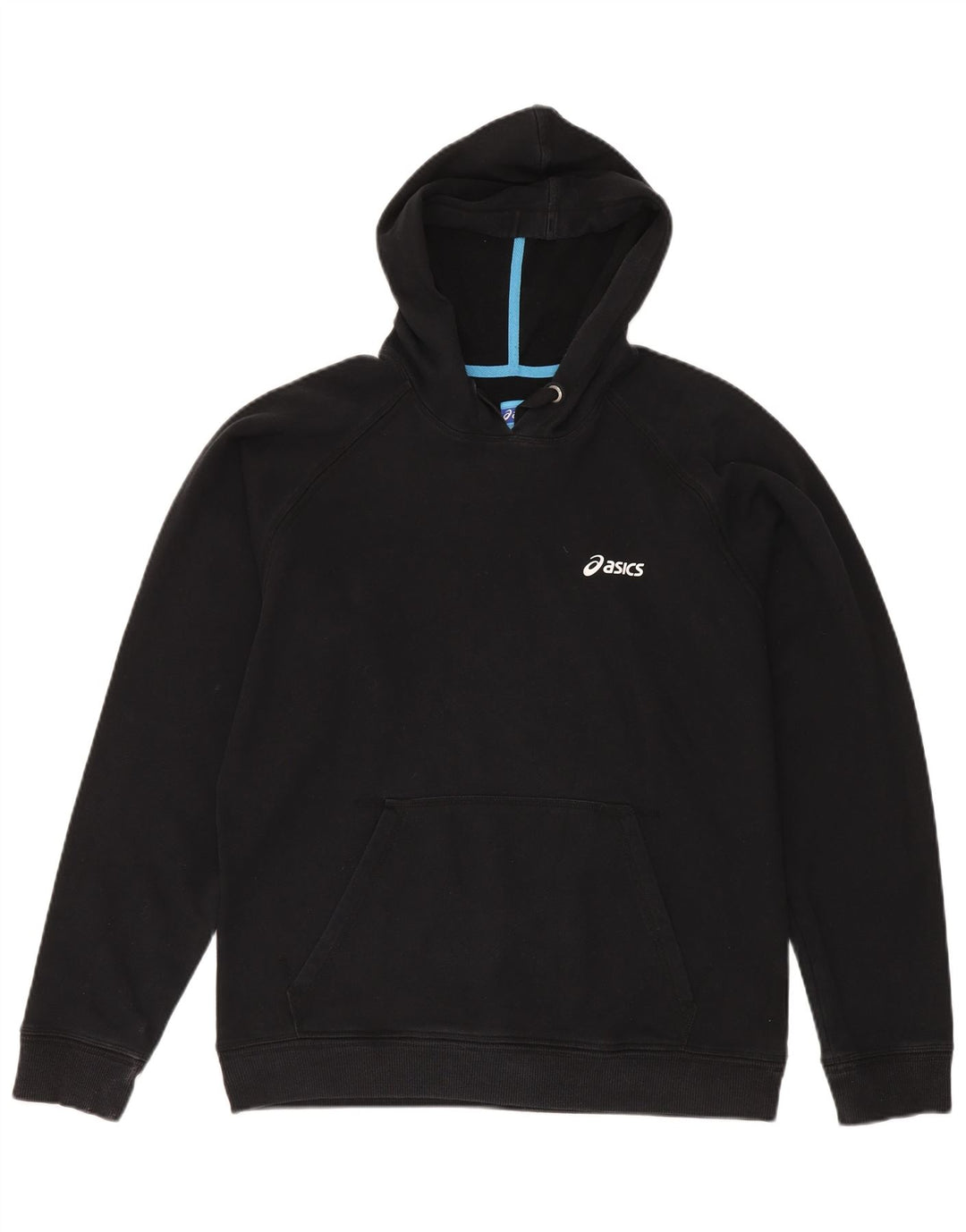 Asics Hombre Sudadera Con Capucha Jumper XL Negro Algodón