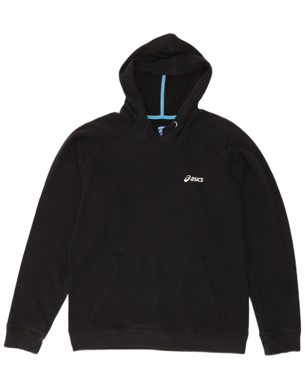 Asics Hombre Sudadera Con Capucha Jumper XL Negro Algodón