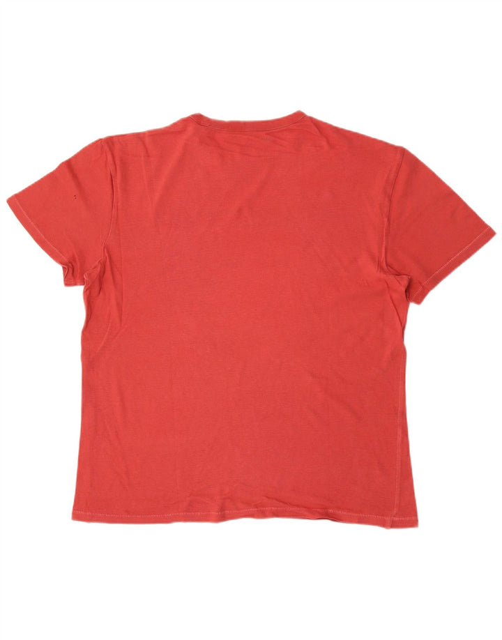LEVI'S Camiseta gráfica de ajuste estándar para hombre, talla grande, color rojo