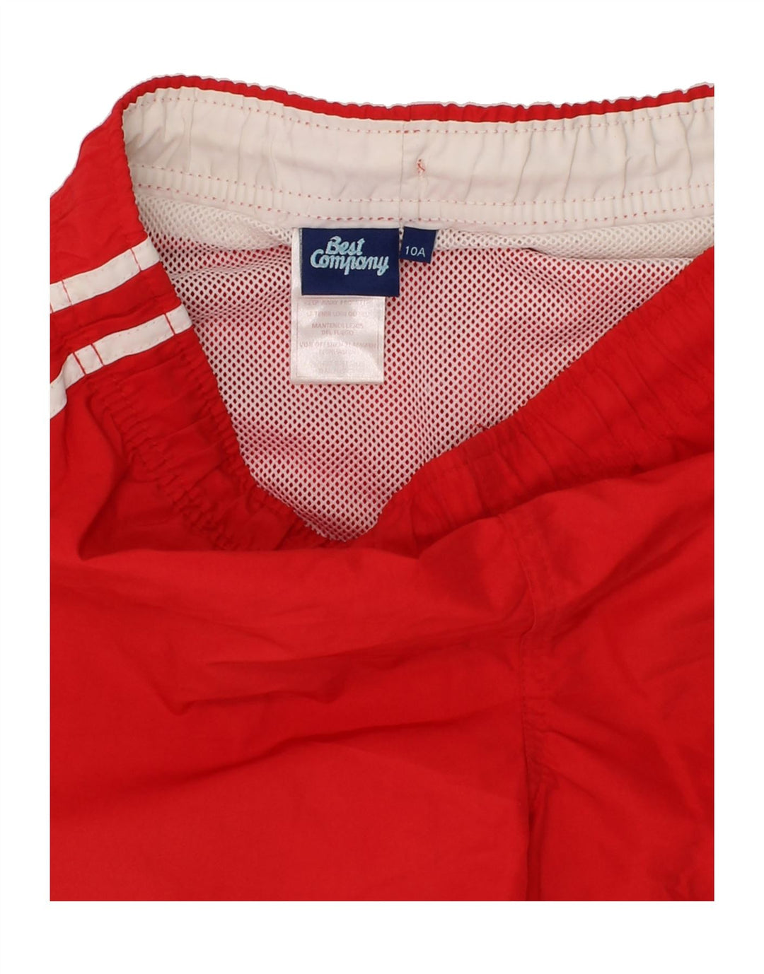 BEST COMPANY Boys Sport Shorts 9-10 Years Red Polyester Vintage Best Company and Second-Hand Best Company from Messina Hembry 
