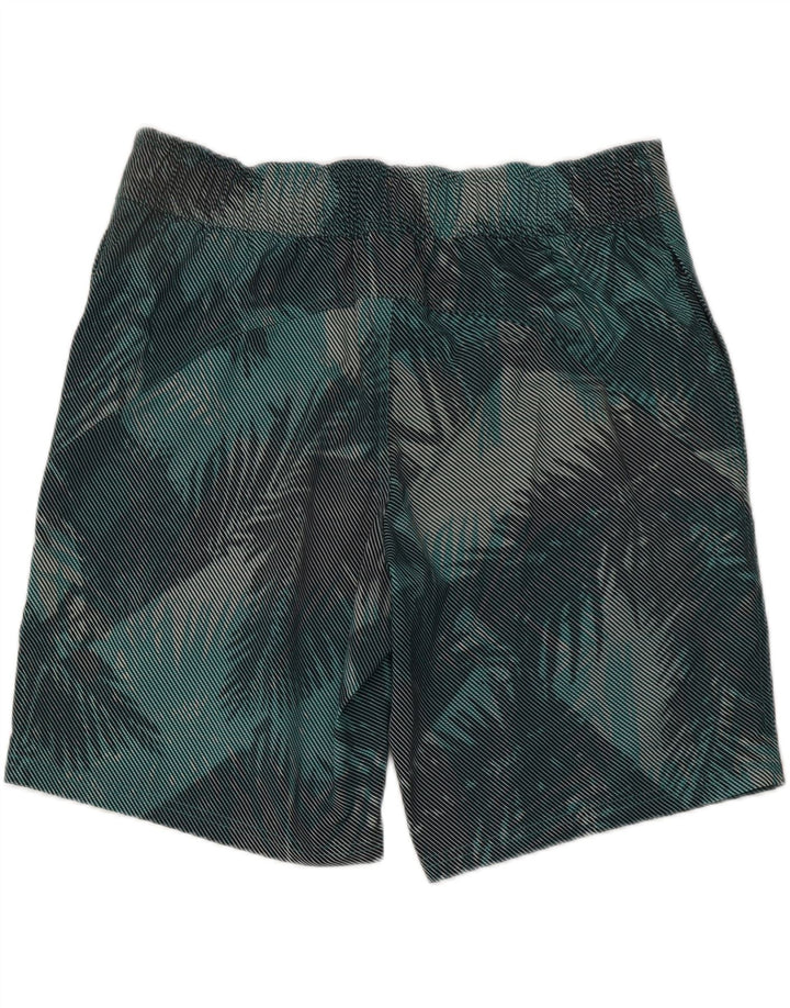 PUMA Mens Swimming Shorts Medium Green Striped Polyester Vintage Puma and Second-Hand Puma from Messina Hembry 