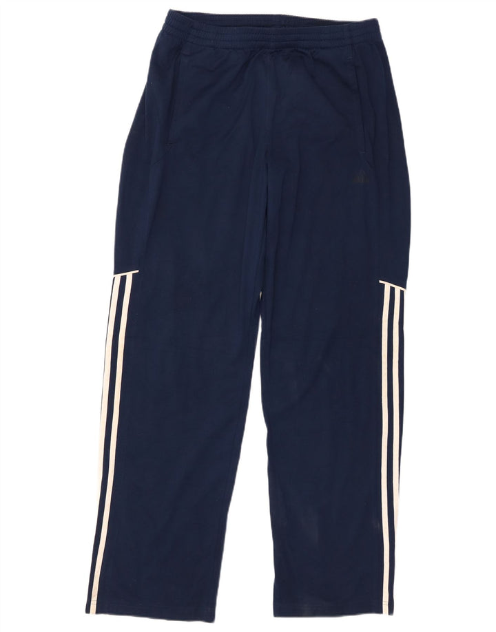 Adidas Hombre Climalite Pantalones De Chándal Medio Azul Marino Poliéster