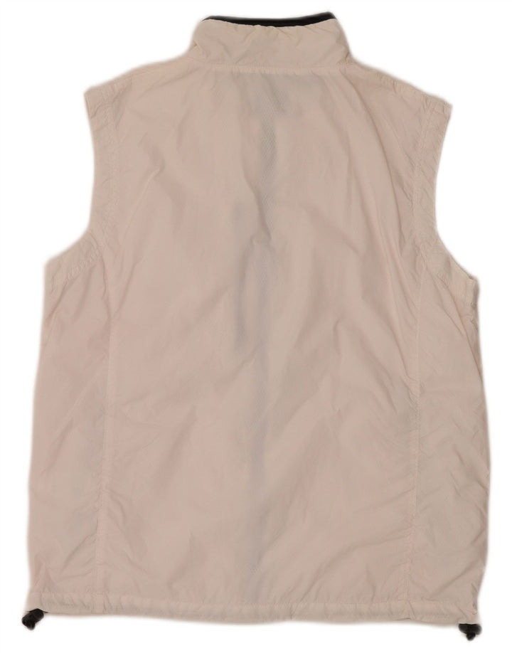 SERGIO TACCHINI Chaqueta de chándal sin mangas para mujer IT 46 Large White