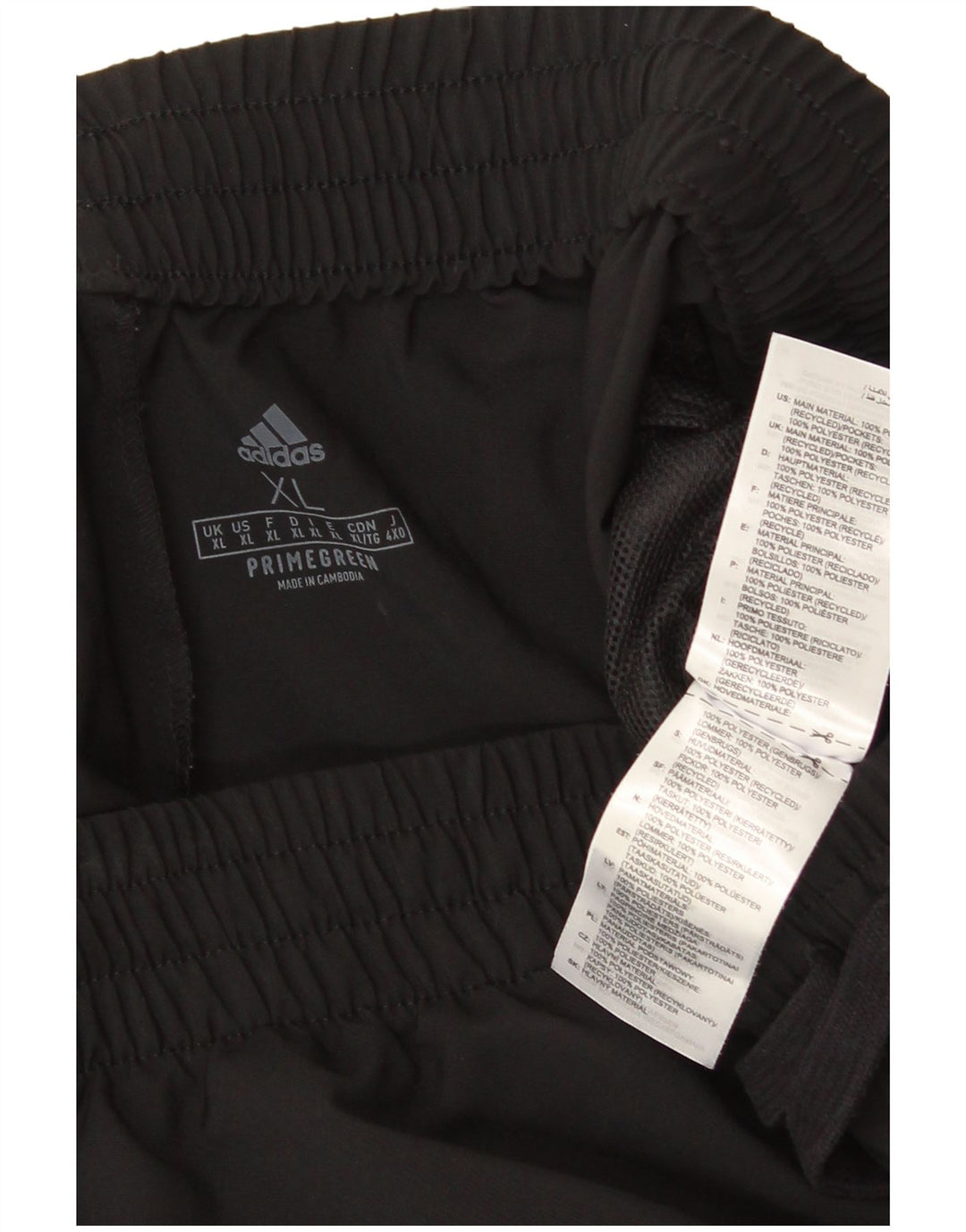 Adidas Pantalón Chándal Hombre XL Negro Poliéster