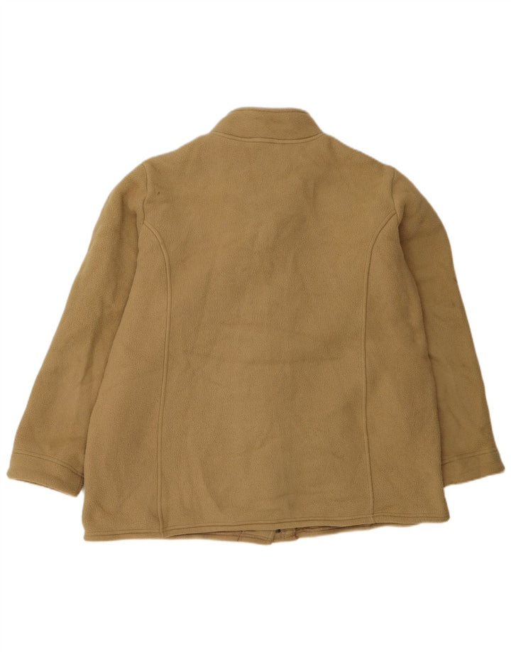 Marks & Spencer Chaqueta polar para mujer UK 20 2XL Marrón Poliéster