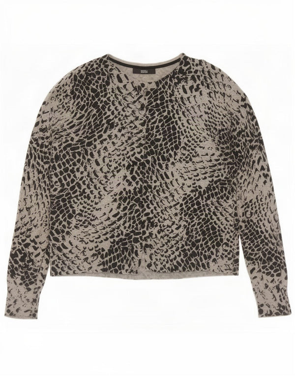 Marks & Spencer Suéter tipo jersey con cuello barco para mujer UK 44 Grande Negro