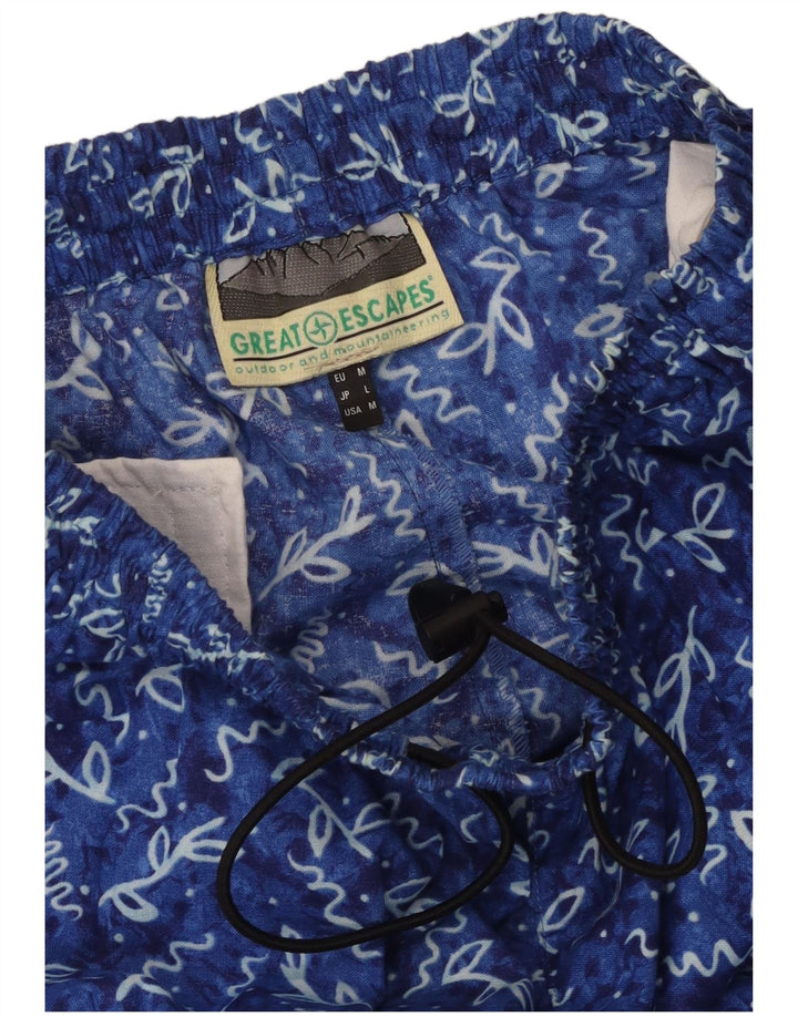 Pantalones de chándal para hombre Great Escapes azul medio floral