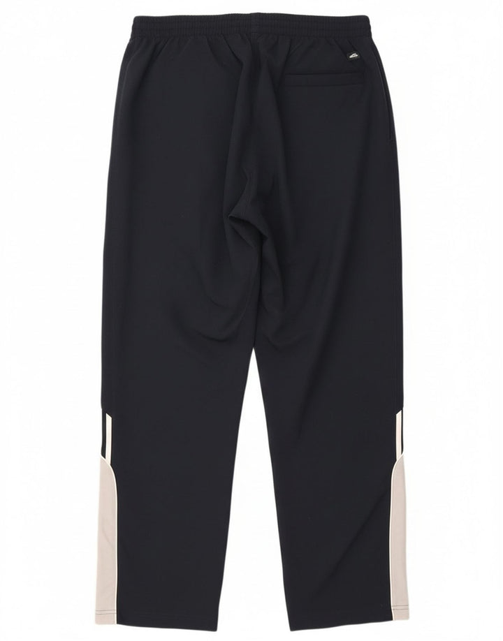 Adidas - Pantalón de chándal para hombre, talla grande, azul marino, color block, poliéster