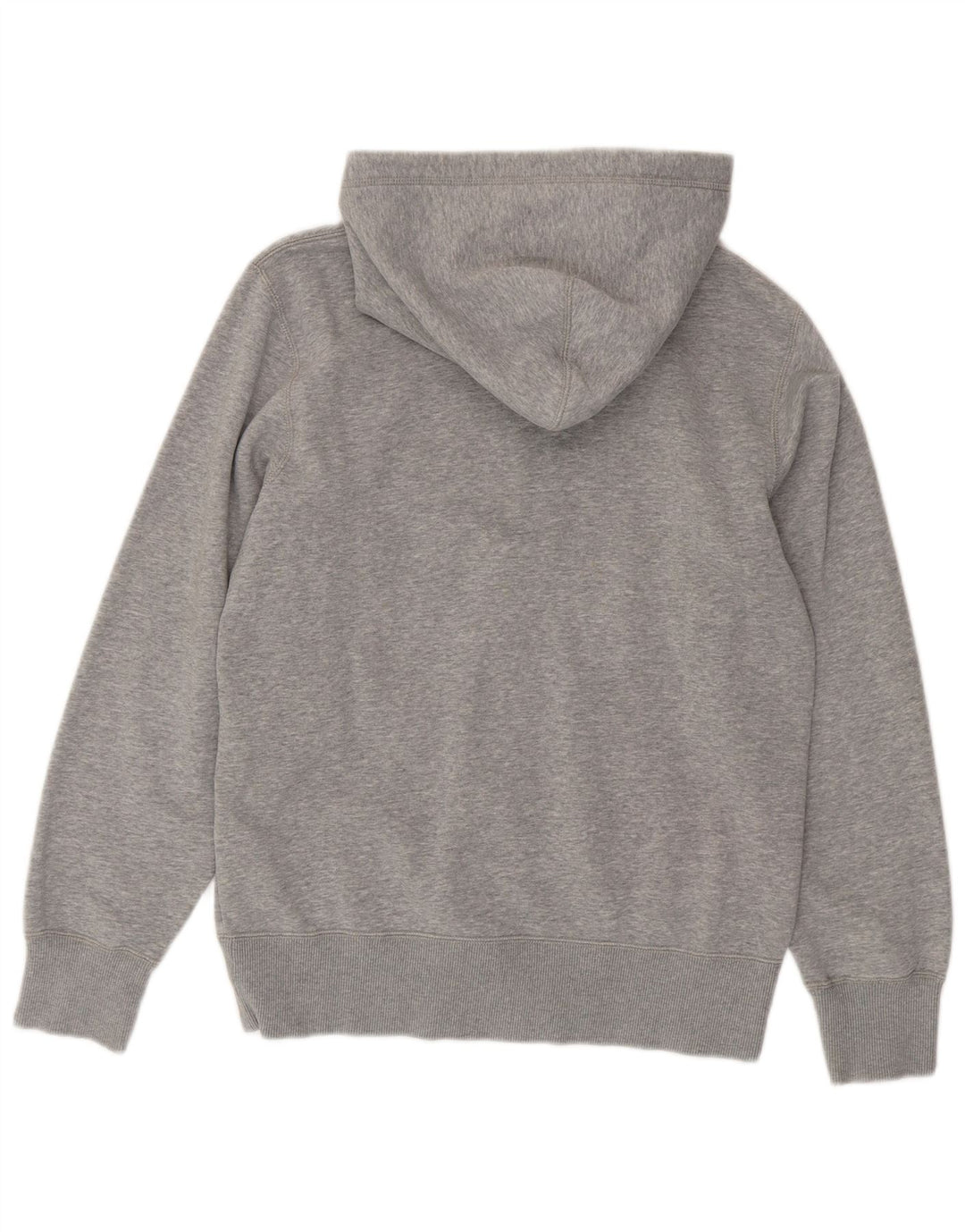 Nike Sudadera con capucha y cremallera gráfica para hombre, talla pequeña, algodón gris